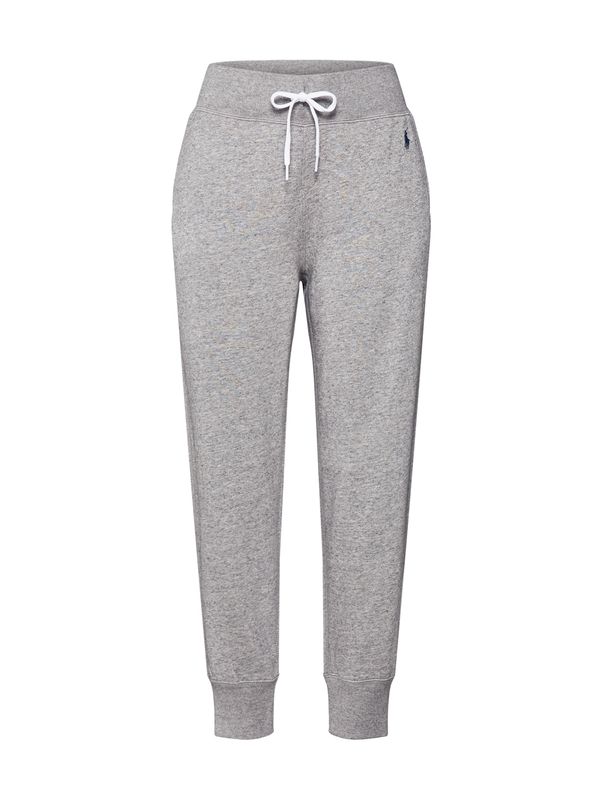 Polo Ralph Lauren Polo Ralph Lauren Hlače 'PO SWEATPANT-ANKLE PANT'  siva