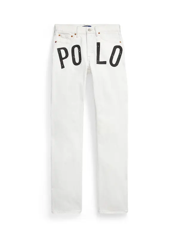 Polo Ralph Lauren Polo Ralph Lauren Kavbojke  črna / bela