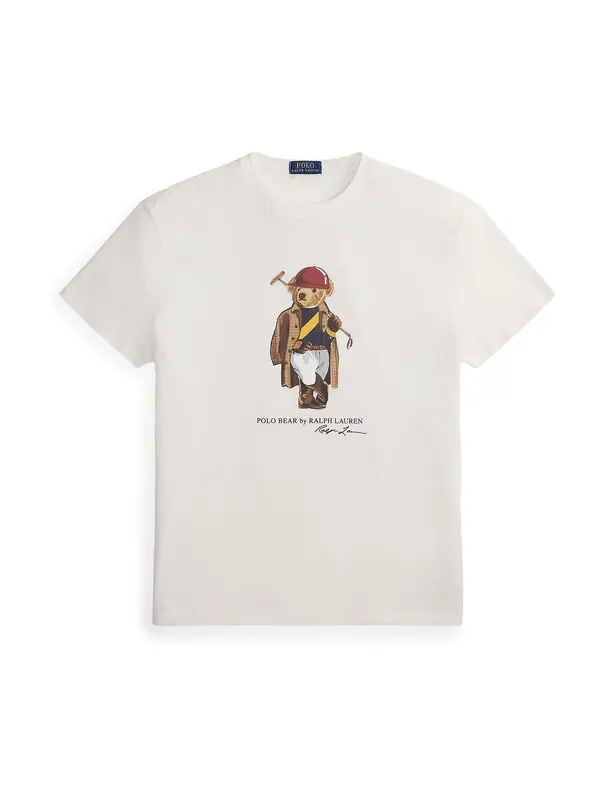 Polo Ralph Lauren Polo Ralph Lauren Majica  bež / rdeča / črna / bela