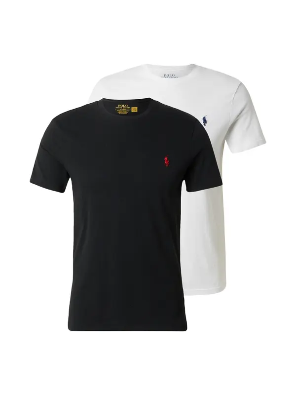 Polo Ralph Lauren Polo Ralph Lauren Majica  črna / bela