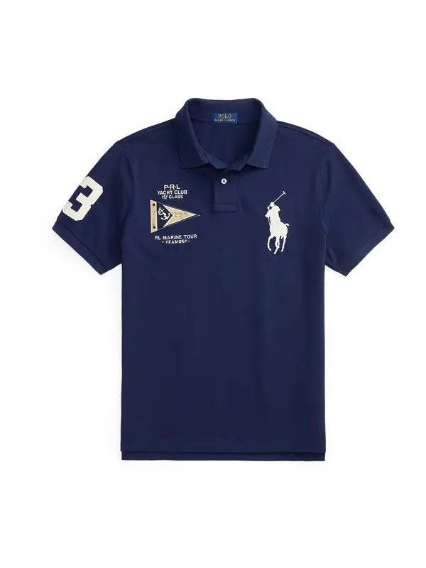 Polo Ralph Lauren Polo Ralph Lauren Majica  ecru / mornarska / bela