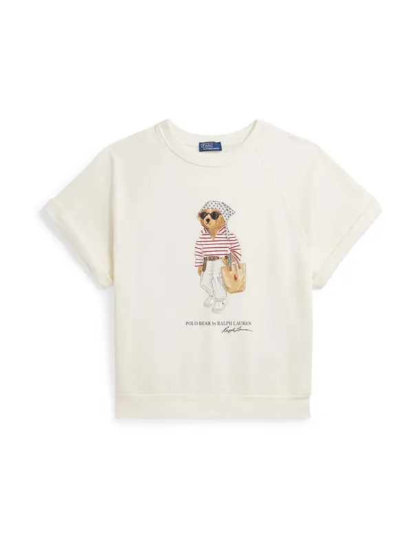 Polo Ralph Lauren Polo Ralph Lauren Majica 'ISLAND'  rjava / rdeča / volneno bela