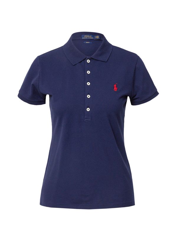 Polo Ralph Lauren Polo Ralph Lauren Majica 'Julie'  mornarska / rdeča