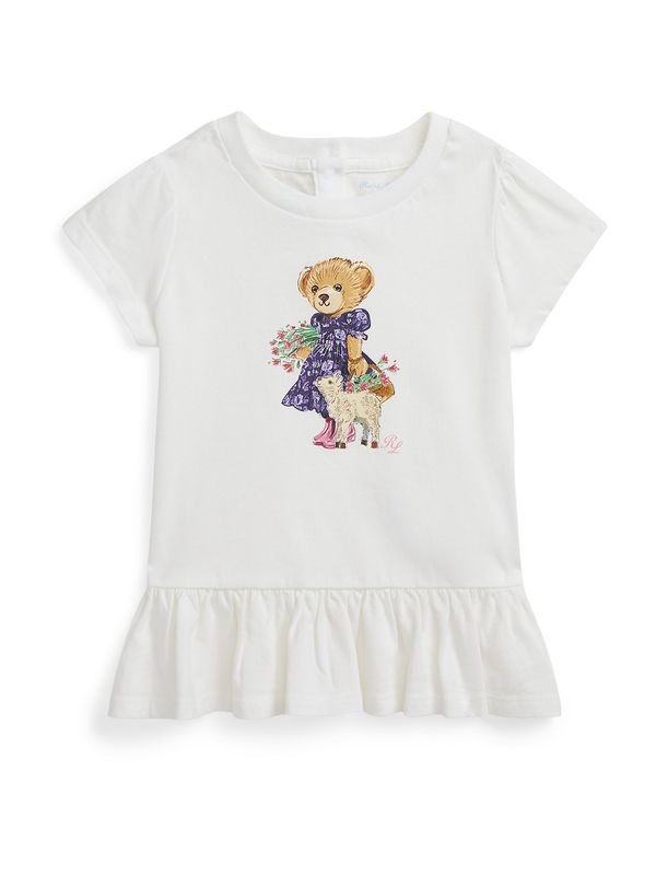 Polo Ralph Lauren Polo Ralph Lauren Majica  kamela / temno liila / roza / off-bela