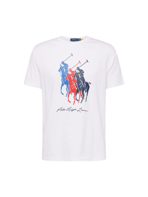 Polo Ralph Lauren Polo Ralph Lauren Majica  modra / mornarska / rdeča / bela