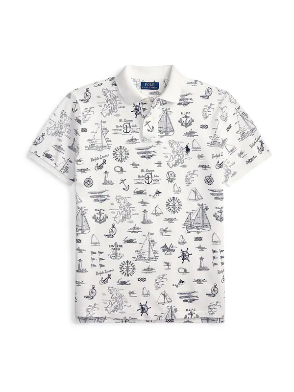 Polo Ralph Lauren Polo Ralph Lauren Majica  mornarska / bela