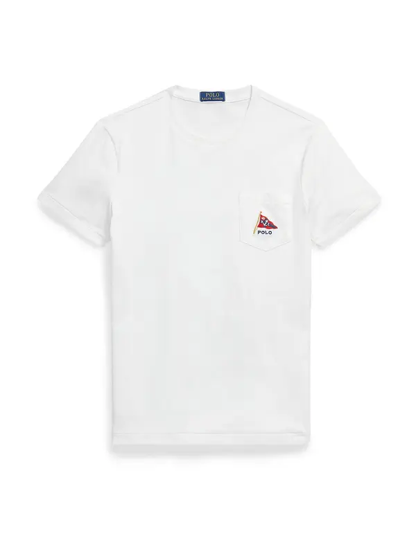 Polo Ralph Lauren Polo Ralph Lauren Majica  mornarska / temno rumena / rdeča / bela