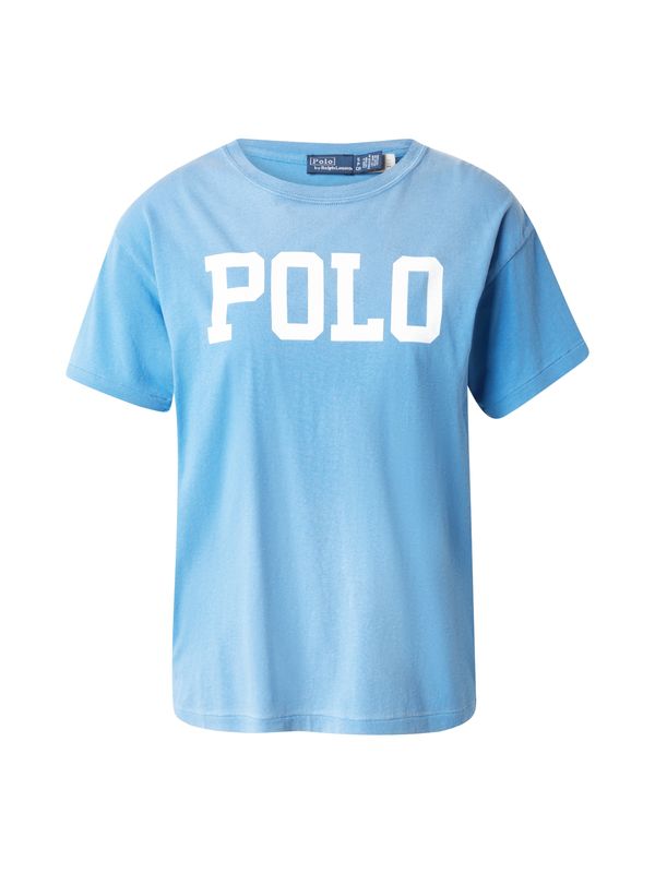 Polo Ralph Lauren Polo Ralph Lauren Majica  nebeško modra / bela