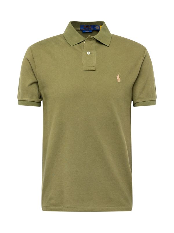 Polo Ralph Lauren Polo Ralph Lauren Majica  oliva / pastelno oranžna