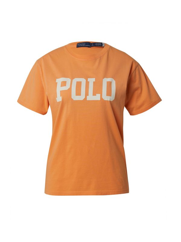 Polo Ralph Lauren Polo Ralph Lauren Majica  oranžna / bela