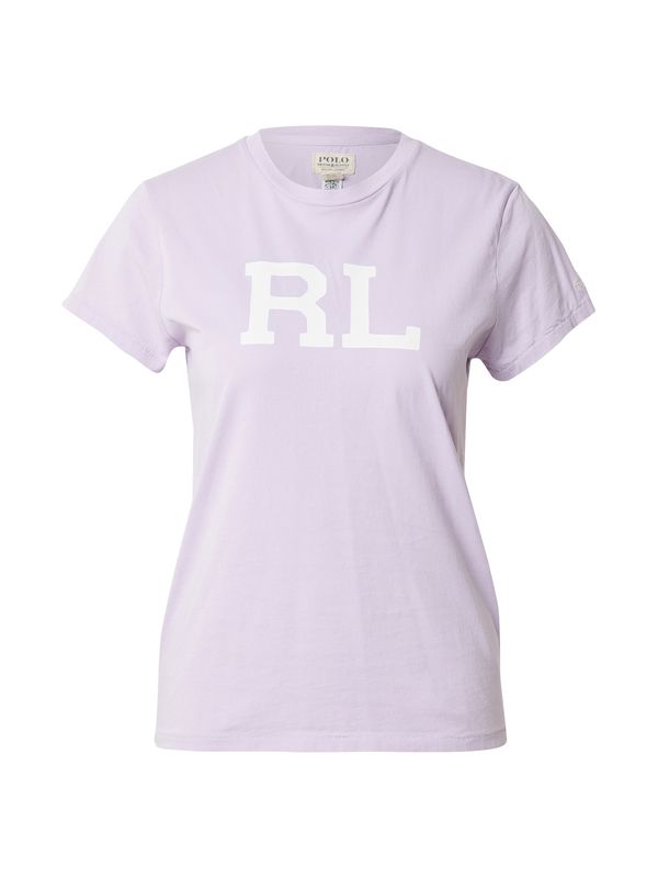 Polo Ralph Lauren Polo Ralph Lauren Majica  pastelno lila / bela