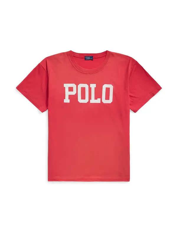 Polo Ralph Lauren Polo Ralph Lauren Majica  rdeča / bela