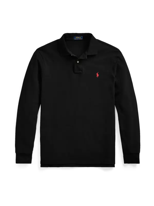 Polo Ralph Lauren Polo Ralph Lauren Majica  rdeča / črna