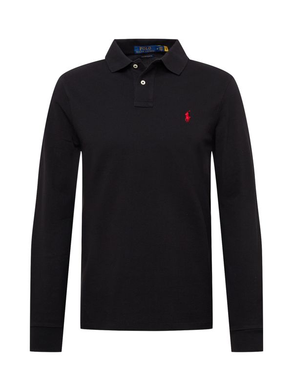 Polo Ralph Lauren Polo Ralph Lauren Majica  rdeča / črna