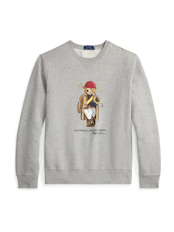 Polo Ralph Lauren Polo Ralph Lauren Majica  rjava / pegasto siva / temno rdeča / off-bela