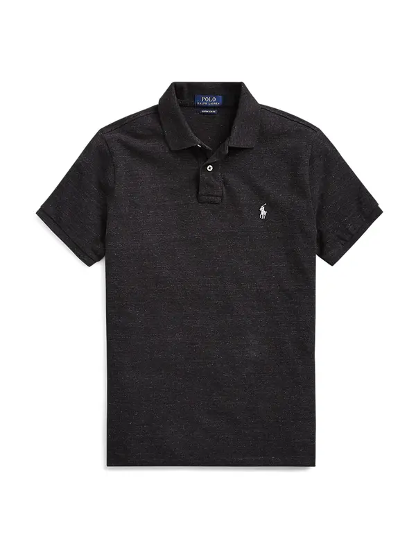 Polo Ralph Lauren Polo Ralph Lauren Majica  srebrno-siva / pegasto črna