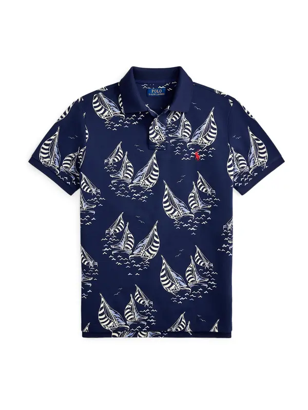 Polo Ralph Lauren Polo Ralph Lauren Majica  svetlo bež / opal / temno modra