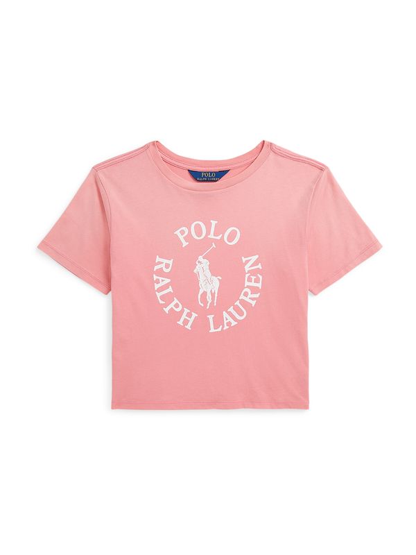 Polo Ralph Lauren Polo Ralph Lauren Majica  svetlo roza / bela
