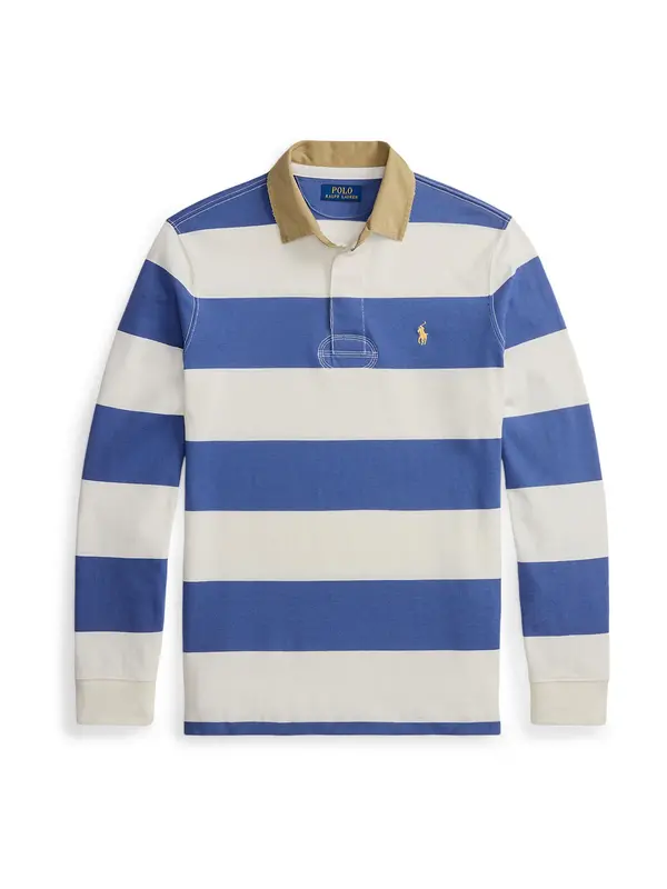 Polo Ralph Lauren Polo Ralph Lauren Majica  temno bež / kraljevo modra / bela