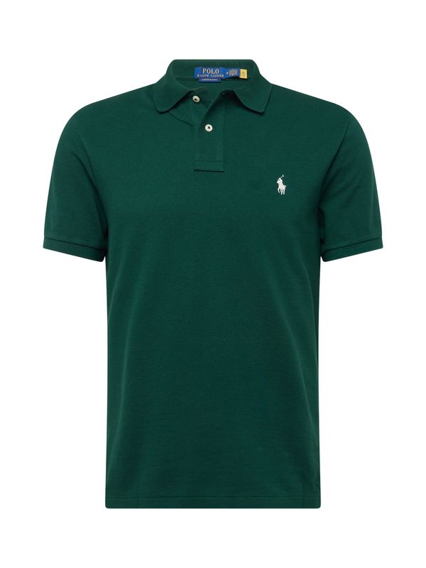 Polo Ralph Lauren Polo Ralph Lauren Majica  temno zelena / bela