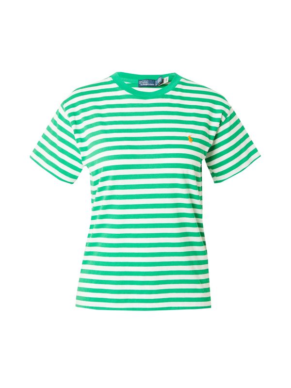 Polo Ralph Lauren Polo Ralph Lauren Majica  zelena / oranžna / bela