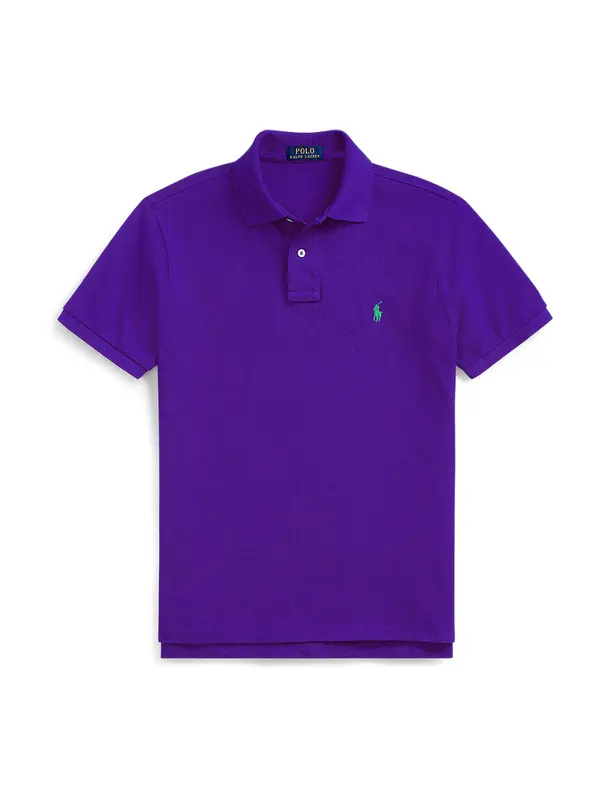 Polo Ralph Lauren Polo Ralph Lauren Majica  zelena / vijolično modra