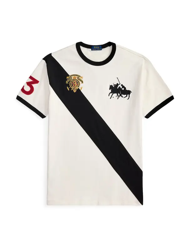 Polo Ralph Lauren Polo Ralph Lauren Majica  zlata / rdeča / črna / bela