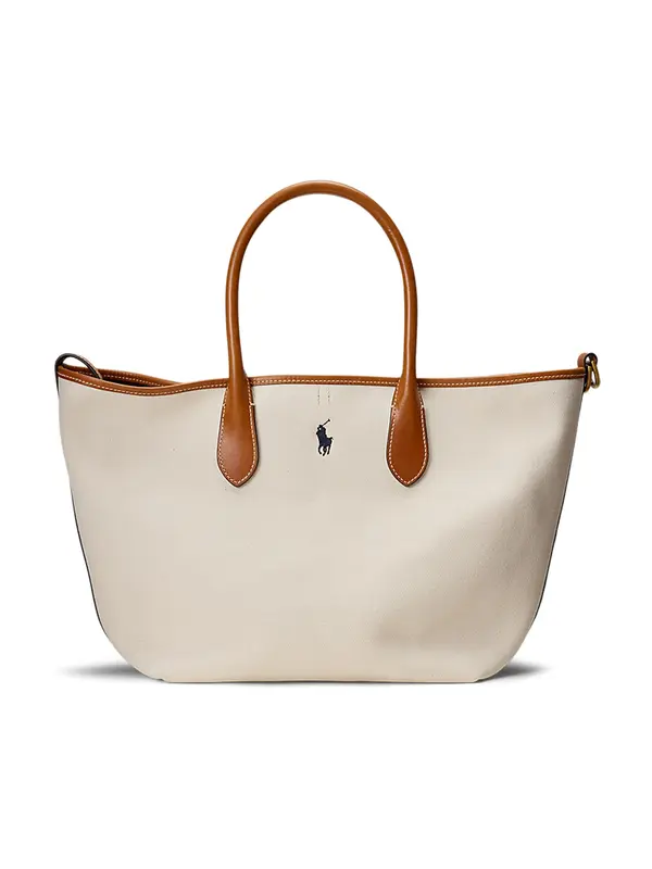 Polo Ralph Lauren Polo Ralph Lauren Nakupovalna torba  bež / mornarska / rjava