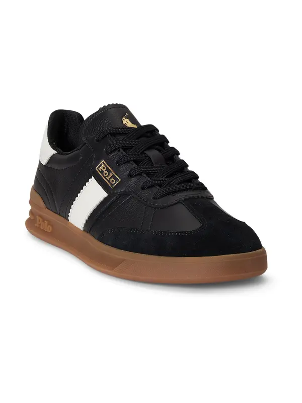 Polo Ralph Lauren Polo Ralph Lauren Nizke superge 'AERA'  črna / bela