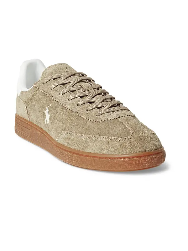 Polo Ralph Lauren Polo Ralph Lauren Nizke superge 'BEDFORD'  pesek / bela