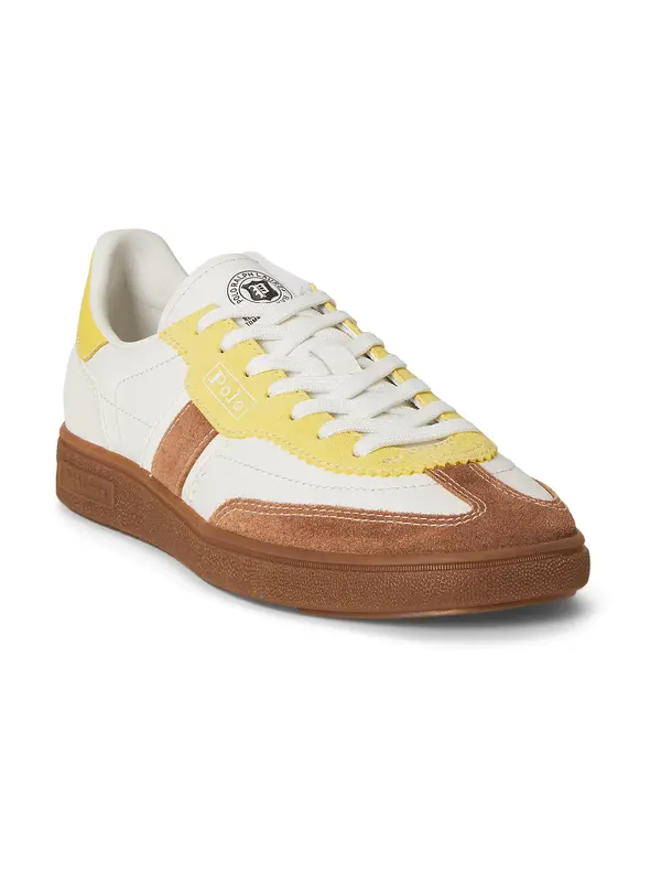 Polo Ralph Lauren Polo Ralph Lauren Nizke superge 'BEDFORD'  rjava / rumena / bela