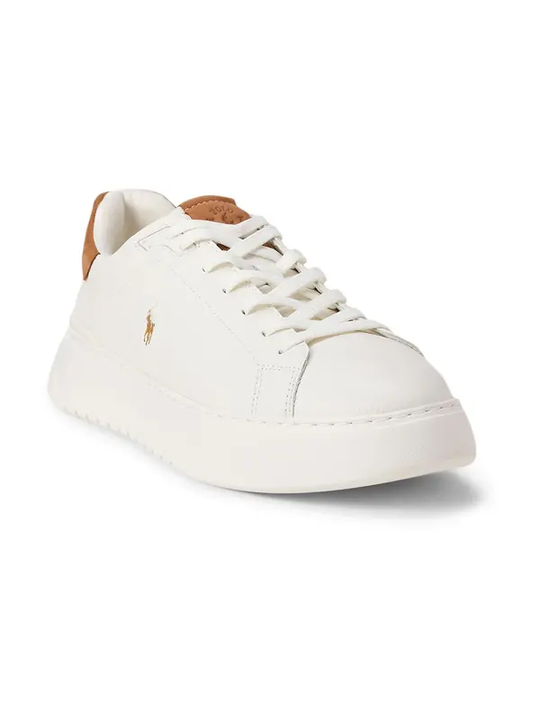 Polo Ralph Lauren Polo Ralph Lauren Nizke superge 'COURT'  karamel / bela