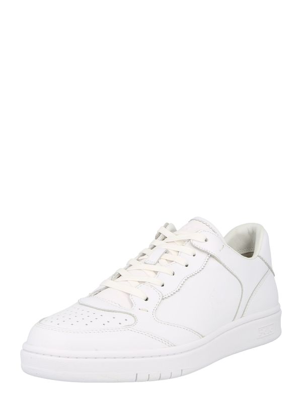 Polo Ralph Lauren Polo Ralph Lauren Nizke superge 'POLO CRT LUX-SNEAKERS-LOW TOP LACE'  bela