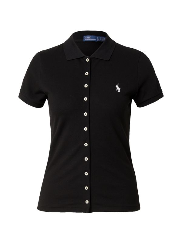 Polo Ralph Lauren Polo Ralph Lauren Pletena jopa  črna / off-bela