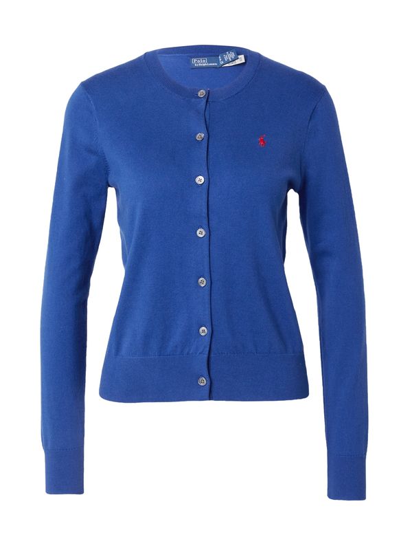 Polo Ralph Lauren Polo Ralph Lauren Pletena jopa  modra / živo rdeča