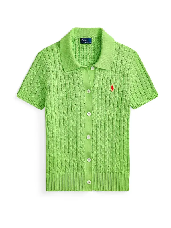 Polo Ralph Lauren Polo Ralph Lauren Pletena jopa  neonsko zelena