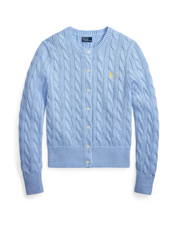 Polo Ralph Lauren Polo Ralph Lauren Pletena jopa  svetlo modra / rumena
