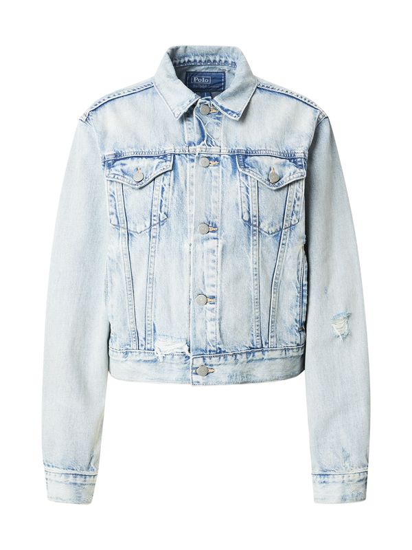 Polo Ralph Lauren Polo Ralph Lauren Prehodna jakna 'CLASSIC'  svetlo modra