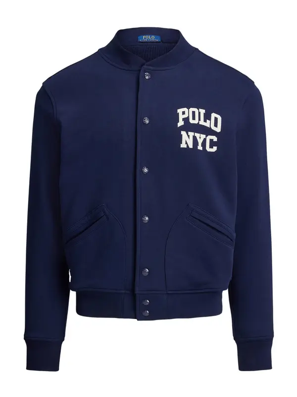 Polo Ralph Lauren Polo Ralph Lauren Prehodna jakna 'CLS ATH'  mornarska / bela