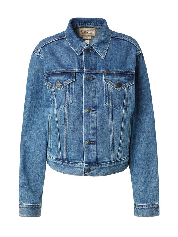 Polo Ralph Lauren Polo Ralph Lauren Prehodna jakna  marine / moder denim / rdeča / bela