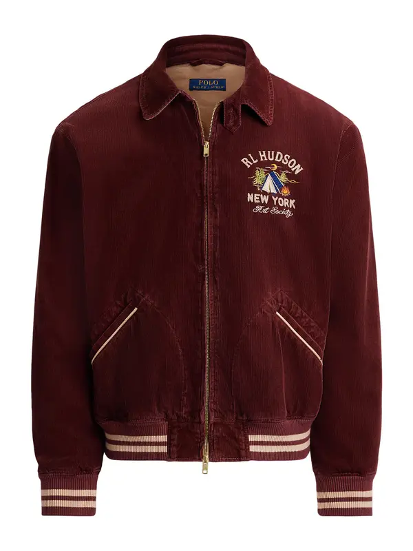 Polo Ralph Lauren Polo Ralph Lauren Prehodna jakna 'WALE'  svetlo bež / modra / kivi / češnjevo rdeča