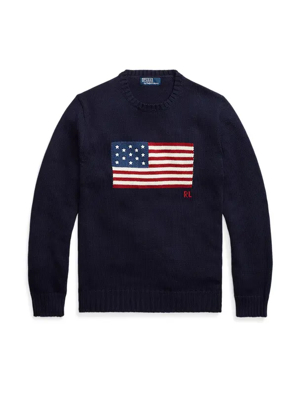 Polo Ralph Lauren Polo Ralph Lauren Pulover  mornarska / nebeško modra / grenada / bela