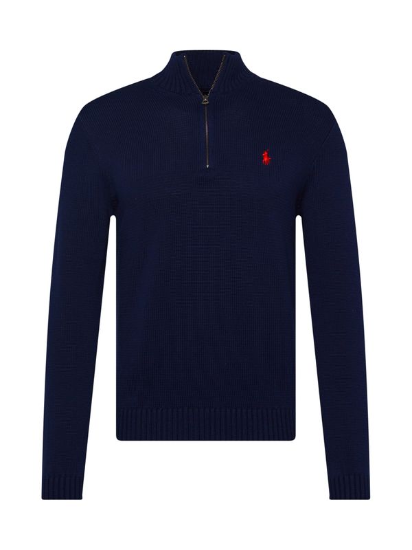 Ralph Lauren Polo Ralph Lauren Pulover  mornarska / ognjeno rdeča