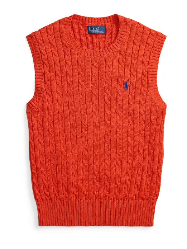Polo Ralph Lauren Polo Ralph Lauren Pulover  mornarska / oranžno rdeča