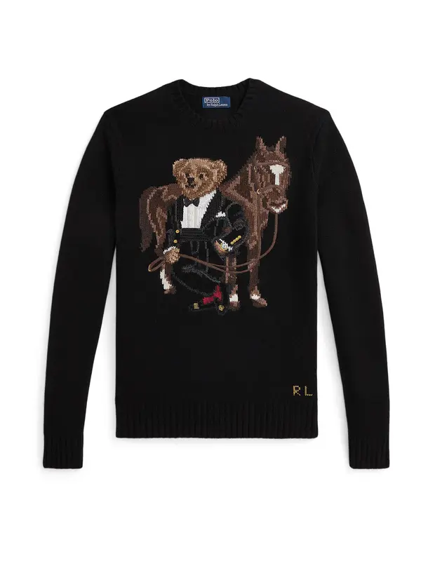 Polo Ralph Lauren Polo Ralph Lauren Pulover  svetlo bež / mokka / črna / bela