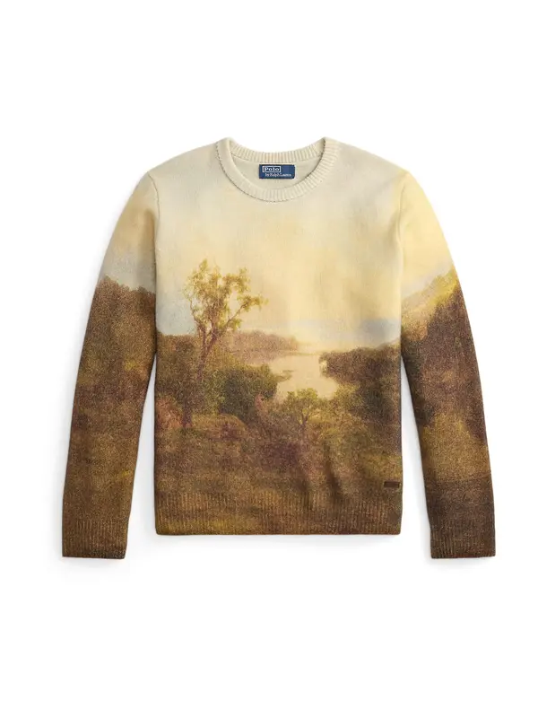 Polo Ralph Lauren Polo Ralph Lauren Pulover  svetlo bež / rjava / svetlo rumena / oliva