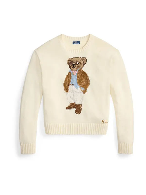 Polo Ralph Lauren Polo Ralph Lauren Pulover  svetlo modra / rjava / čokolada / bela