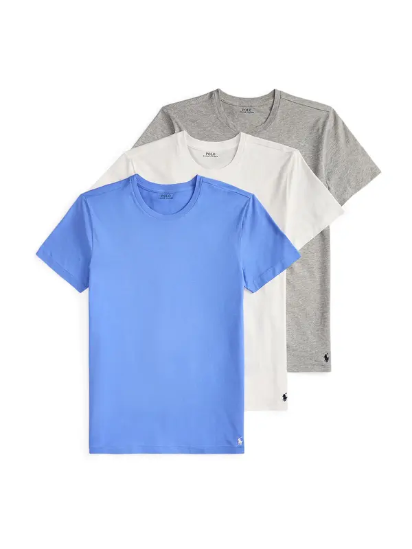 Polo Ralph Lauren Polo Ralph Lauren Spodnja majica  modra / pegasto siva / bela
