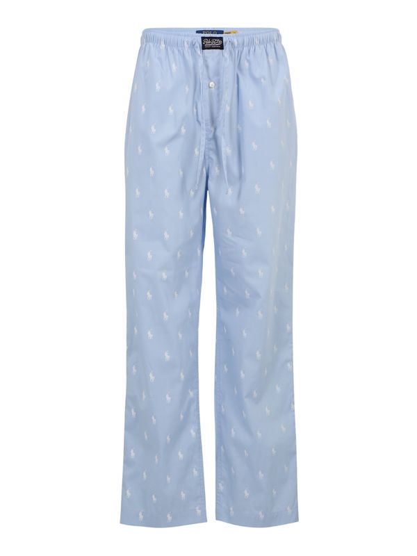 Polo Ralph Lauren Polo Ralph Lauren Spodnji del pižame  svetlo modra / bela