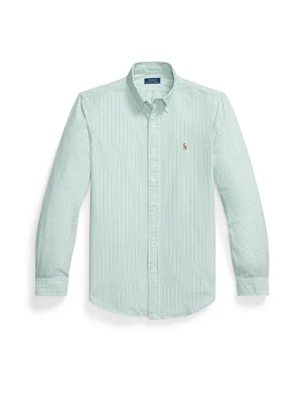 Polo Ralph Lauren Polo Ralph Lauren Srajca 'CLASSIC'  svetlo zelena / bela